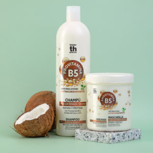 Champú efecto anti-frizz Provitamina B5 y aceites de Coco y Lino
