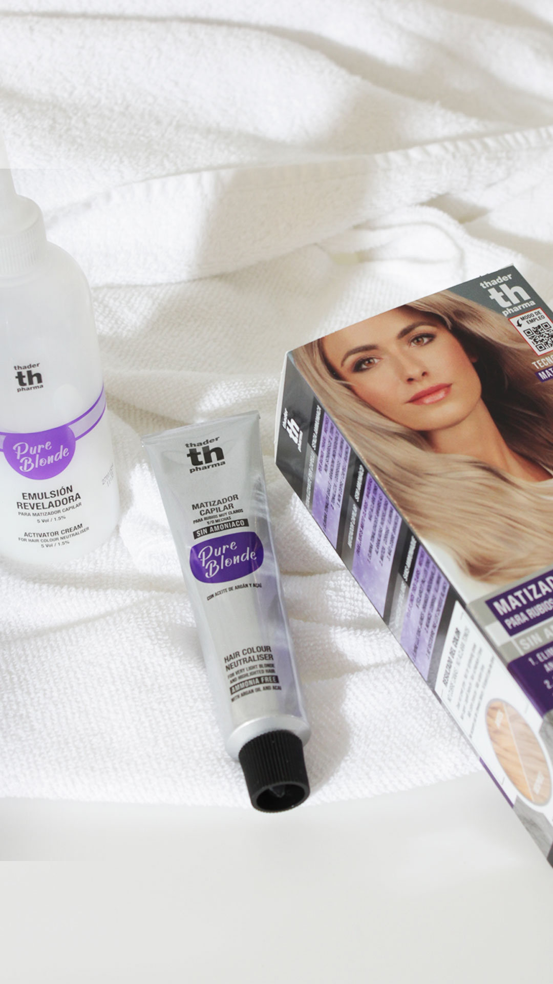 Kit matizador para rubios muy claros o con mechas Pure Blonde