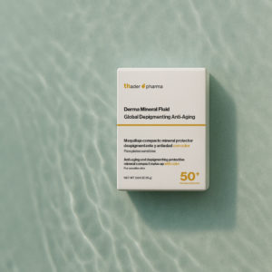 Maquillaje compacto mineral protector con color FPS 50+ Derma Mineral Fluid