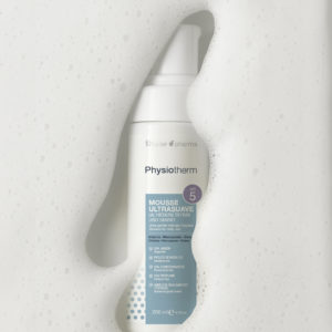 Mousse ultrasuave de higiene íntima Unisex pH 5 Physiotherm textura